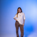 Camiseta "HE LEFT" Off-White