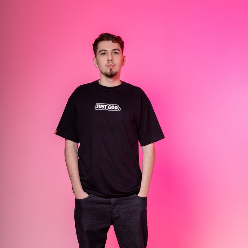 Camiseta "JUST GOD" Preto