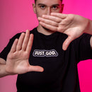 Camiseta "JUST GOD" Preto