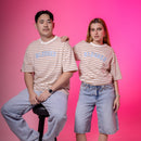 Camiseta "BLESSSED" Bege