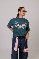 Camiseta Oversized "KINGDOM" Verde