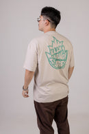 Camiseta "FIRE" Bege
