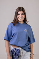 Camiseta Oversized "BASIC" Azul