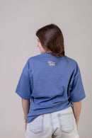 Camiseta Oversized "BASIC" Azul
