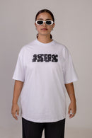 Camiseta Oversized "JSUS" Branco