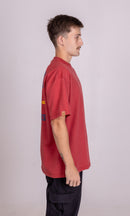 Camiseta Oversized "MARANATA" Vermelho