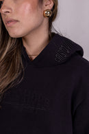 Moletom Regular "HIP HOPE" Preto