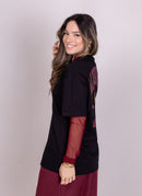 Camiseta Oversized "MARANATA" Preta