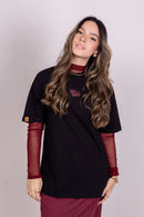 Camiseta Oversized "MARANATA" Preta