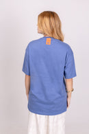 Camiseta Oversized "PRINCE OF PEACE" Azul