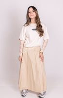 Camiseta Oversized "PRINCE OF PEACE" Bege