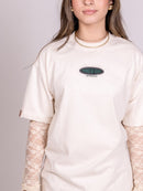 Camiseta Oversized "PRINCE OF PEACE" Bege