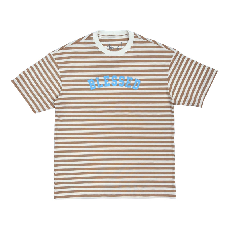 Camiseta "BLESSSED" Bege