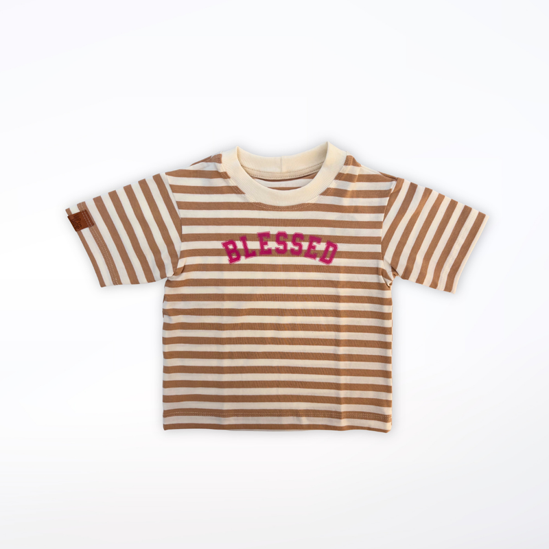 Camiseta Oversized Infantil BLESSED