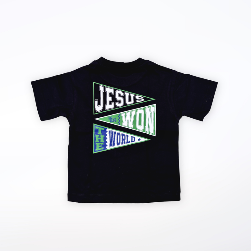 Camiseta Oversized Infantil JESUS WON