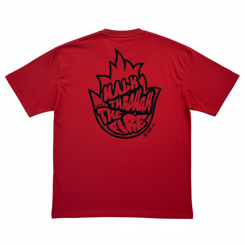 Camiseta "FIRE" Vermelho