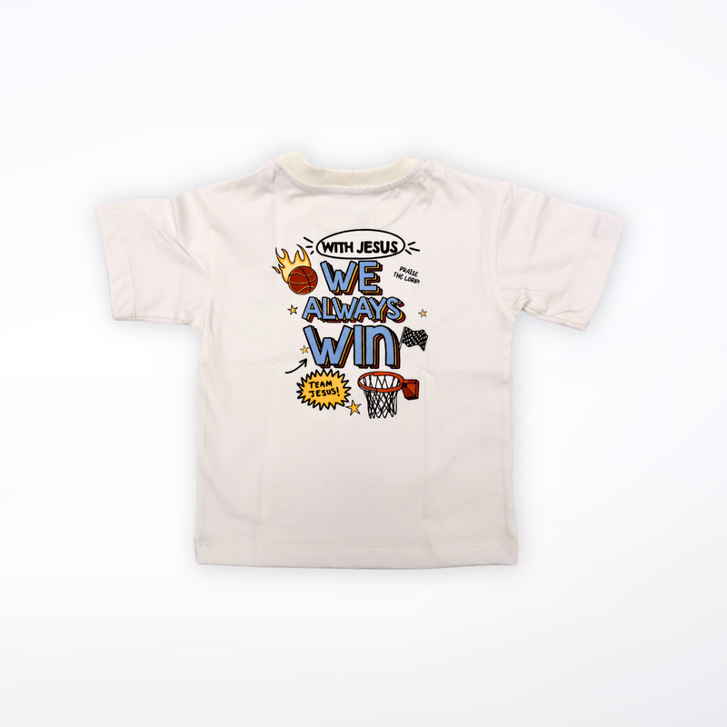 Camiseta Oversized Infantil WITH JESUS