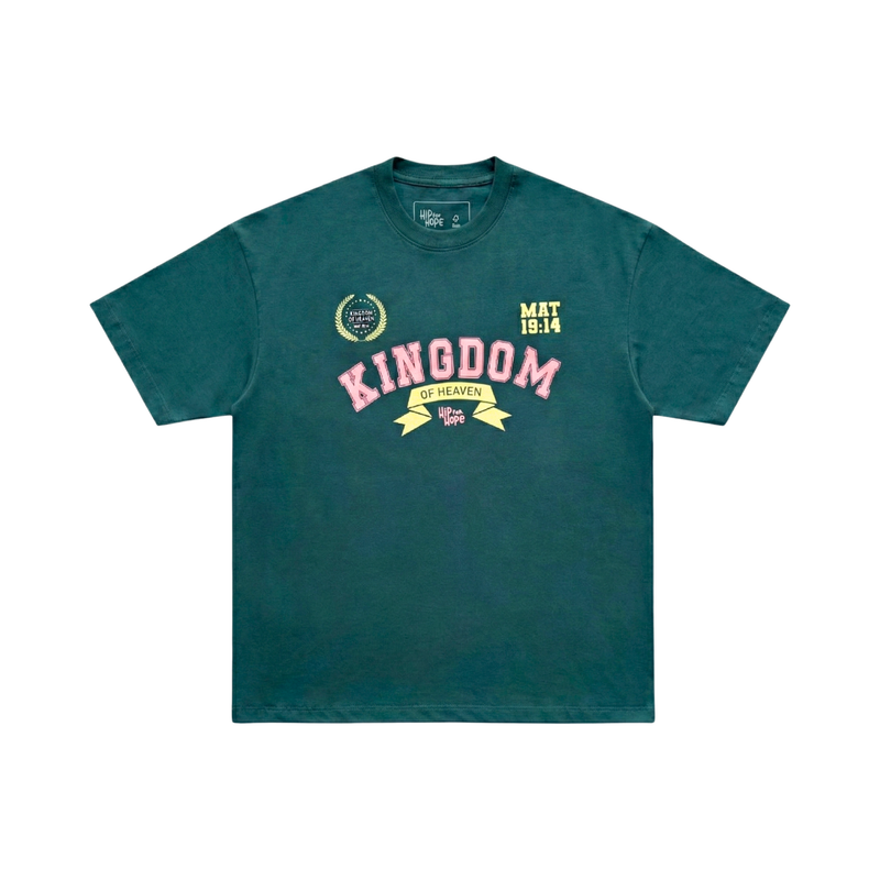 Camiseta Oversized "KINGDOM" Verde