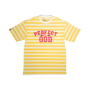 Camiseta Oversized "ROMANOS" Listra Amarela