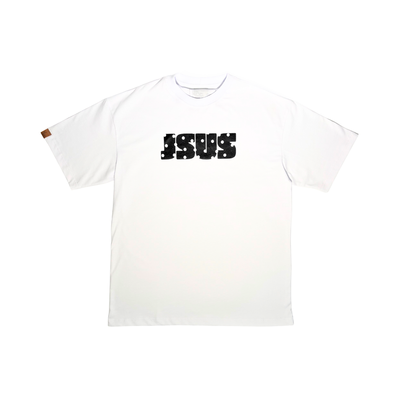 Camiseta Oversized "JSUS" Branco